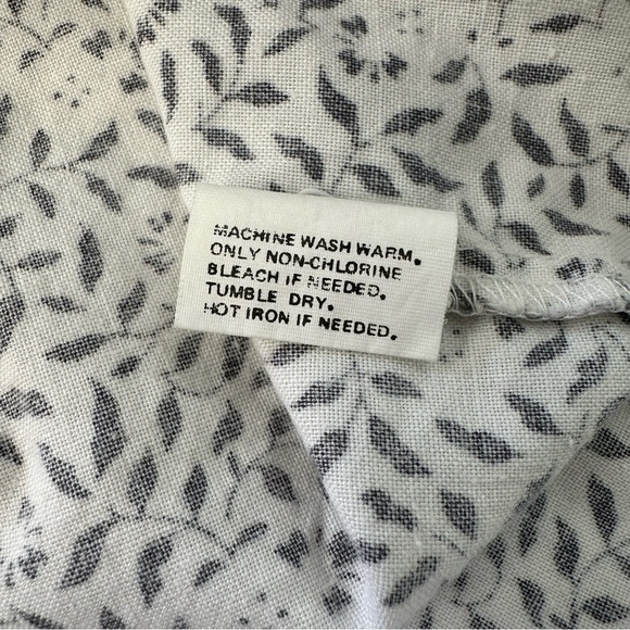 Dockers Black and White Leaf Print Shirt - Picture 9 of 9